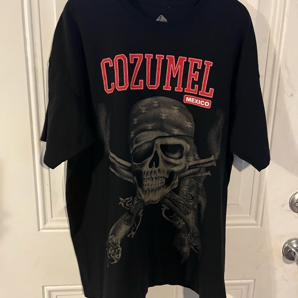 Maya Black Cozumel Pirate Tee